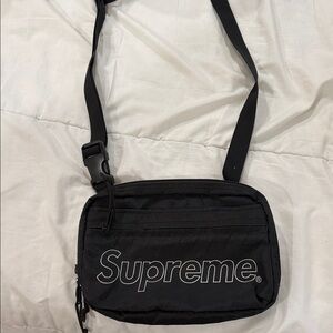 Supreme Black Belt Bag